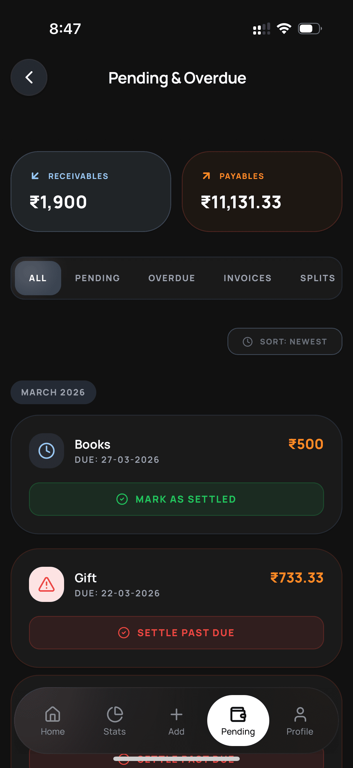 Pending
