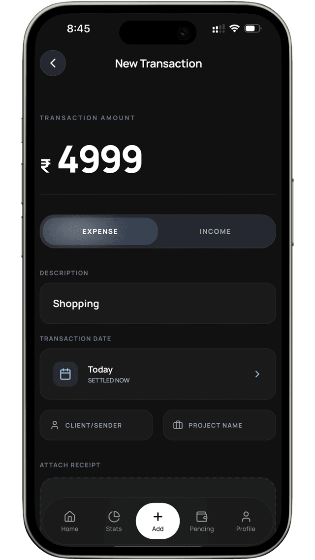 Pending Payments